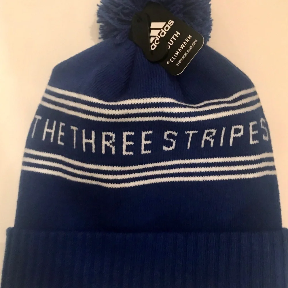 Adidas Royal Blue Climawarm Ballie Style Beanie Hat
